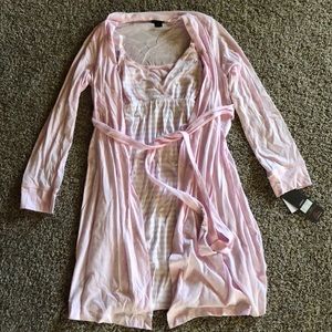 Motherhood maternity nursing pajamas robe 2pc set